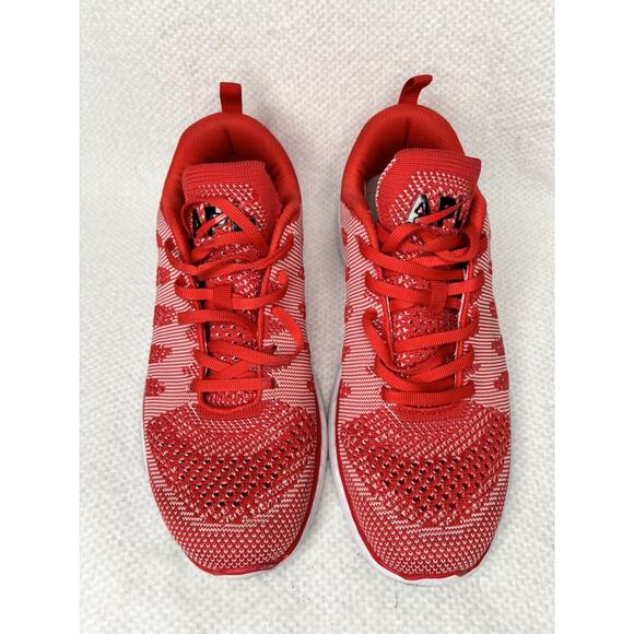 APL Mens Techloom Propeplum Red Mesh sneaker shoes Mens Sz 8.5 - Picture 2 of 10